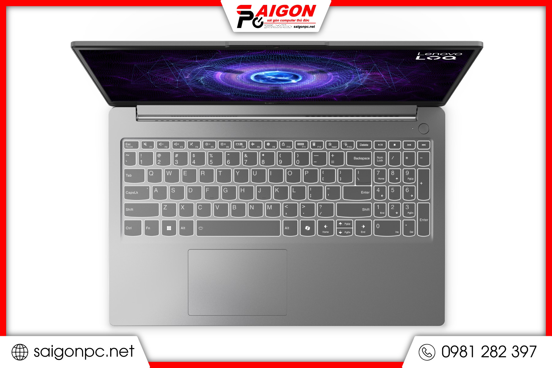 Laptop Gaming Lenovo LOQ 15IAX9E - 15.6" FHD 144Hz / I5-12450HX / RTX 3050 6G / 16GB / 512GB M.2